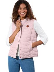 WITT WEIDEN Kamizelka pikowana w kolorze jasnoróżowym rozmiar: 50. Różowe kamizelki damskie WITT WEIDEN, z aplikacjami, ze skóry, bez kaptura. Za 82.99 zł.