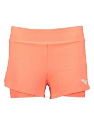 Mizuno Szorty funkcyjne w kolorze pomarańczowym rozmiar: L. Pomarańczowe spodenki sportowe damskie Mizuno, l, bez wzorów, outdoorowe. Za 83.42 zł.