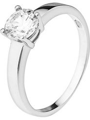 Wishlist Srebrny pierścionek z cyrkoniami rozmiar: 50. Szare pierścionki damskie Wishlist, z cyrkonią, srebrne. Za 83.22 zł.