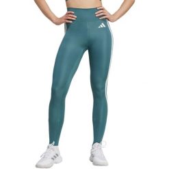Legginsy damskie adidas Optime Essentials 3-Stripes 7/8 zielone JY2152. Zielone legginsy damskie Adidas, bez wzorów. Za 149.00 zł.