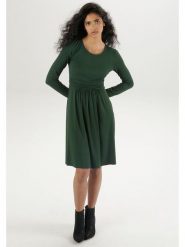 Aniston Sukienka w kolorze zielonym rozmiar: 42. Zielone sukienki damskie Aniston, bez wzorów, z wiskozy, bez ramiączek. Za 82.99 zł.