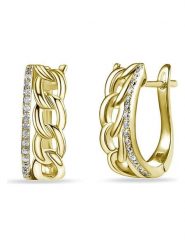 Les Favorites Pozłacane kolczyki z cyrkoniami rozmiar: onesize. Żółte kolczyki damskie Les Favorites, z cyrkonią, pozłacane. Za 188.85 zł.