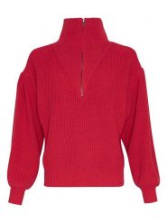 MOSS COPENHAGEN Sweter "Sitara" w kolorze różowym rozmiar: XS/S. Różowe swetry klasyczne damskie Moss Copenhagen, s, bez kołnierzyka. Za 100.99 zł.
