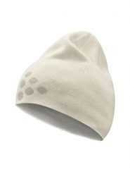 Craft Czapka Adv Nordic Training Merino Logo z wełny i akrylu – Tofu. Białe czapki damskie Craft, bez wzorów, z wełny. Za 119.78 zł.