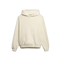 Bluza damska z kapturem Superdry Studios Relaxed. Białe bluzy damskie Superdry, bez wzorów, z kapturem. Za 327.70 zł.