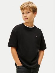 Tommy Hilfiger T-Shirt Essential Archive KB0KB09646 Czarny Regular Fit. Czarne t-shirty i koszulki chłopięce Tommy Hilfiger, bez wzorów, z bawełny, bez kołnierzyka, bez ramiączek. Za 109.99 zł.