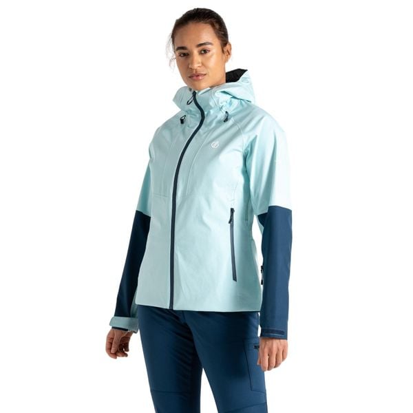 Damska Kurtka Wodoodporna Assert. Niebieskie kurtki damskie Dare 2b, xl, bez wzorów, z materiału, z kapturem. Za 1,093.99 zł.