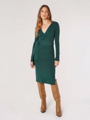 Apricot Sukienka w kolorze morskim rozmiar: XS. Niebieskie sukienki damskie Apricot, bez wzorów, bez ramiączek. Za 83.62 zł.