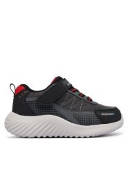 Skechers Sneakersy Bounder - Venture Squad 406338N/BKCC Czarny. Czarne buty sportowe chłopięce Skechers, z materiału, bez zapięcia. Za 229.99 zł.