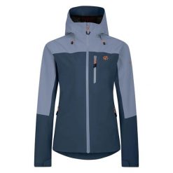 Kurtka przeciwdeszczowa damska Mountain Series. Niebieskie kurtki damskie Dare 2b, bez wzorów, z materiału, bez kaptura. Za 399.99 zł.
