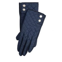 Rękawiczki Damskie LAUREN RALPH LAUREN. Niebieskie rękawiczki damskie Lauren Ralph Lauren, bez wzorów, z dzianiny. Za 419.99 zł.
