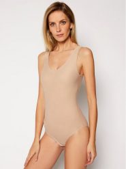 Chantelle Body Soft Stretch C16A80 Beżowy. Brązowe body i gorsety Chantelle, bez wzorów, z syntetyku. Za 139.99 zł.