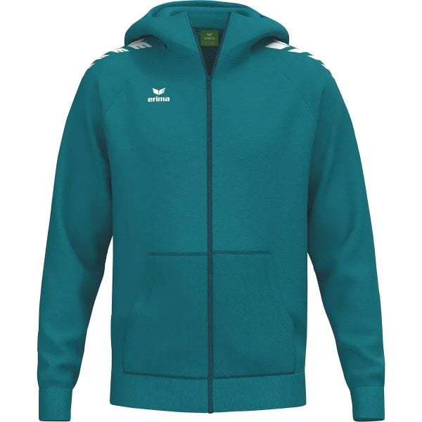 Bluza z kapturem Erima CMPT Wings. Niebieskie bluzy damskie Erima, m, bez wzorów, z bawełny, z kapturem. Za 264.50 zł.