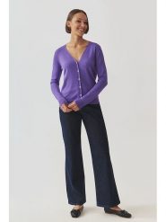 TATUUM Kardigan w kolorze fioletowym rozmiar: M. Różowe kardigany damskie TATUUM, m, bez wzorów, ze splotem. Za 106.95 zł.