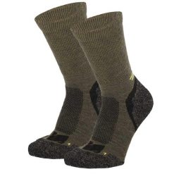 Skarpety turystyczne - Wełna Merino - Multi zielone - 2 pary. Zielone skarpetki damskie XTREME, bez wzorów, z wełny. Za 128.95 zł.