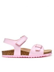 Geox Sandały J Adriel J028MC 000BC C8010 M Różowy. Czerwone sandały dziewczęce Geox, ze skóry, bez obcasa, bez zapięcia. Za 199.99 zł.