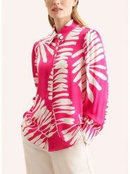 Seidensticker Bluzka w kolorze różowo-białym rozmiar: 42. Białe bluzki damskie Seidensticker, bez wzorów, z wiskozy, bez kołnierzyka, bez ramiączek. Za 229.46 zł.