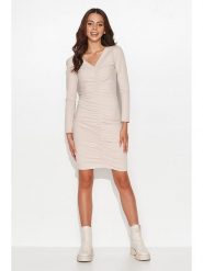 Nominou Sukienka w kolorze piaskowym rozmiar: 40. Brązowe sukienki damskie Nominou, bez wzorów, bez ramiączek. Za 224.95 zł.