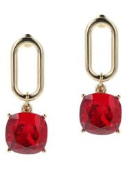 Otazu Pozłacane kolczyki-wkrętki z kryształami rozmiar: onesize. Żółte kolczyki damskie Otazu, z kryształem, pozłacane. Za 86.99 zł.