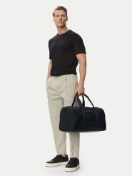 Tommy Hilfiger Torba weekendowa Th Foundation Duffle AM0AM14441 Czarny. Czarne torby podróżne Tommy Hilfiger, bez dodatków. Za 649.99 zł.