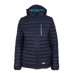 Kurtka Damska Lenka Z Kapturem I Podpinką. Niebieskie kurtki damskie Trespass, bez wzorów, z puchu, z kapturem. Za 226.99 zł.