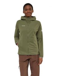 Mammut Kurtka softshellowa "Granite SO" w kolorze khaki rozmiar: XS. Brązowe kurtki sportowe damskie Mammut, xs, bez wzorów, bez kaptura. Za 504.95 zł.