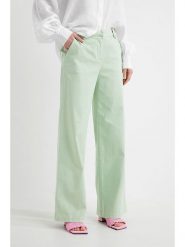 Josephine & Co Spodnie "Danique" w kolorze jasnozielonym rozmiar: 38. Zielone spodnie materiałowe damskie Josephine & Co, bez wzorów, z materiału. Za 239.99 zł.