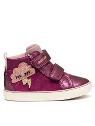 Geox Sneakersy B Gisli B561MD 022NF C8016 M Różowy. Czerwone buty sportowe dziewczęce Geox, bez wzorów, ze skóry, bez zapięcia. Za 159.99 zł.