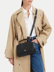 Beverly Hills Polo Club Torebka EO-BHPC-C-019-10 Czarny. Czarne kuferki damskie Beverly Hills Polo Club, ze skóry, bez dodatków. Za 189.99 zł.