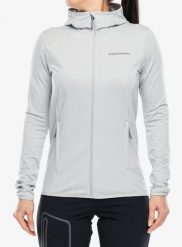 Bluza damska z kapturem Peak Performance Light Zip Hood. Szare bluzy damskie Peak Performance, m, z aplikacjami, z elastanu, z kapturem. Za 544.49 zł.