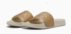 KLAPKI damskie PUMA LEADCAT 2.0 AQUA METALLICS 401707-02 metaliczne 42. Brązowe klapki damskie Puma, bez wzorów, z materiału, bez obcasa, bez zapięcia. Za 119.00 zł.