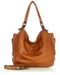 Torebka damska camel MARCO MAZZINI v47b. Brązowe shopper bag MARCO MAZZINI, bez wzorów, z bawełny, na ramię, bez dodatków. Za 489.25 zł.