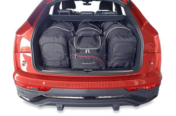 Torby Do Bagażnika Audi Q5 Sportback 2020-2024 4Szt Kjust. Czarne torby podróżne KJUST, bez wzorów, z kauczuku. Za 1,268.00 zł.