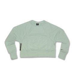 Bluza damska Nike Dri-Fit Fleece Get Fit Lux Crew Sweatshirt. Czarne bluzy damskie Nike, bez wzorów, bez kaptura. Za 178.00 zł.