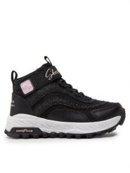 Skechers Sneakersy Fuse Tread Wild Adventure 302948L/BLK Czarny. Czarne buty sportowe dziewczęce Skechers, bez wzorów, z materiału, bez zapięcia. Za 199.99 zł.