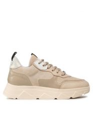 Steve Madden Sneakersy Pitty SM11001024-03002-100 Beżowy. Brązowe obuwie sportowe damskie Steve Madden, ze skóry, bez zapięcia. Za 379.99 zł.
