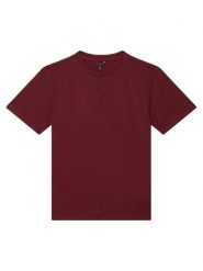 Guess T-Shirt L5RI36 K8HM4 Bordowy Regular Fit. Czerwone t-shirty i koszulki chłopięce Guess, z aplikacjami, z bawełny, bez kołnierzyka, bez ramiączek. Za 114.99 zł.
