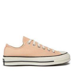 Trampki Converse. Brązowe trampki damskie Converse, bez wzorów, bez zapięcia. Za 219.99 zł.