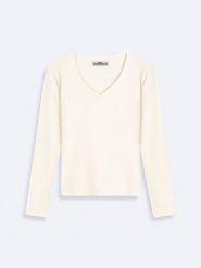 LTB Sweter w kolorze kremowym rozmiar: XL. Brązowe swetry klasyczne damskie LTB, xl, prążkowane, bez kołnierzyka. Za 57.06 zł.