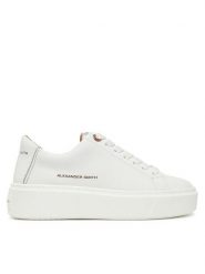 Alexander Smith Sneakersy London High ALBBLHW 8401 Biały. Białe obuwie sportowe damskie Alexander Smith, ze skóry, bez zapięcia. Za 649.99 zł.