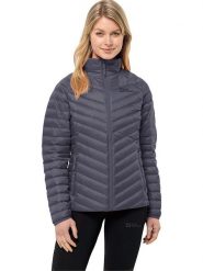 Jack Wolfskin Kurtka puchowa "Passamani" w kolorze granatowym rozmiar: XL. Niebieskie kurtki damskie Jack Wolfskin, xl, bez wzorów, z materiału, bez kaptura. Za 311.85 zł.