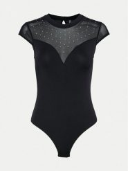 Pieces Body Rita 17153372 Czarny Slim Fit. Czarne body i gorsety Pieces, bez wzorów, z syntetyku. Za 79.99 zł.