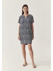 TATUUM Sukienka w kolorze biało-granatowym rozmiar: 36. Białe sukienki damskie TATUUM, bez wzorów, z wiskozy, bez ramiączek. Za 130.81 zł.