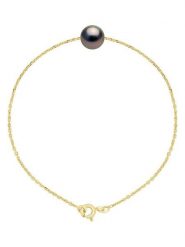 ATELIERS SAINT GERMAIN Złota bransoletka z perłą Tahiti rozmiar: onesize. Niebieskie bransoletki damskie ATELIERS SAINT GERMAIN, złote. Za 630.99 zł.