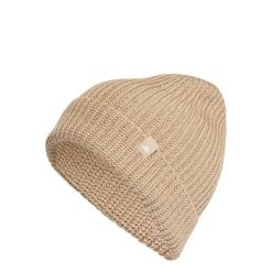CZAPKA GLOW BEANIE. Białe czapki damskie Adidas, bez wzorów, z dzianiny. Za 119.00 zł.