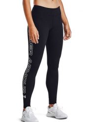 Under Armour Legginsy sportowe w kolorze czarnym rozmiar: S. Czarne legginsy damskie Under Armour, s, bez wzorów, z materiału, outdoorowe. Za 41.79 zł.