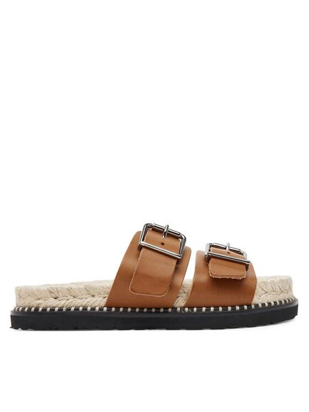 Castañer Espadryle Ter/261 025673 Brązowy. Brązowe espadryle damskie Castañer, bez wzorów, ze skóry, bez obcasa. Za 539.99 zł.