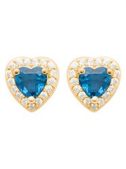 L'Atélier Précieux Pozłacane kolczyki-wkrętki z cyrkoniami rozmiar: onesize. Żółte kolczyki damskie l'Atelier precieux, z cyrkonią, pozłacane. Za 130.99 zł.