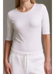 Cotton Candy Koszulka w kolorze białym rozmiar: M. Białe koszulki damskie Cotton Candy, m, bez wzorów, bez kołnierzyka, bez ramiączek. Za 100.52 zł.