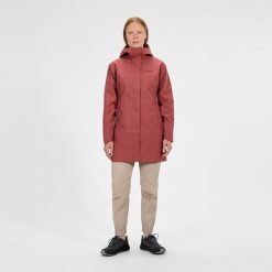 Parka przeciwdeszczowa damska Berghaus Omeara Long Shell Jacket. Czerwone parki damskie Berghaus, s, bez kaptura. Za 775.49 zł.